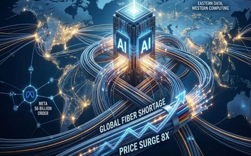 Почему резко растут цены на оптоволоконный кабель: центры обработки данных для ИИ и проблемы с поставками.